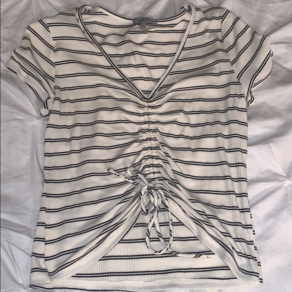 Striped Crop Top